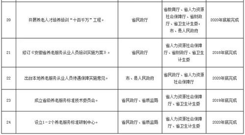關(guān)于印發(fā)《安徽省構(gòu)建多層次養(yǎng)老服務(wù)體系（2018-2020年）行動(dòng)計(jì)劃》的通知——咨詢(xún)策劃服務(wù)方案